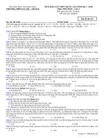 DE THI THU THPT QG 2018 LAN 1