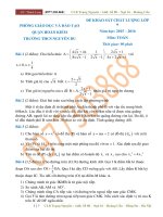 TOÁN 9 HKII đề THI THỬ vào 10 THCS NGUYỄN DU 2015 2016