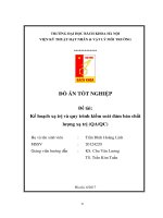 Kế hoạch xạ trị và quy trình kiểm soát đảm bảo chất lượng xạ trị (QAQC)