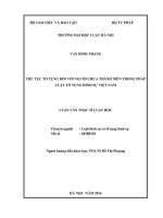 Thủ tục tố tụng đối với người chưa thành niên trong pháp luật tố tụng hình sự việt nam  