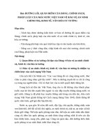 ĐƯỜNG lối, QUAN điểm của ĐẢNG, CHÍNH SÁCH,