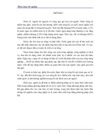 nghiên cứu công nghệ xử lý nước thải sinh hoạt bằng phương pháp yếm khí