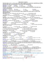 PRACTICE 17  ĐỀ THAM KHẢO THPT QG 2018