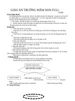 Giáo án mầm non trọn bộ