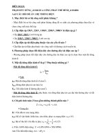 63 câu hỏi đồ án  cho sinh viên điện