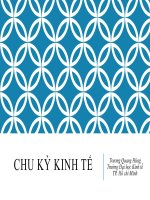 Kinh tế vĩ mô 2 chuong 1   chu ky kinh te 