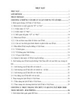 Đề xuất các giải pháp nâng cao chất lượng tổ chức và quản lý lễ hội Chọi Trâu Đồ Sơn  Hải Phòng (Khóa luận tốt nghiệp)