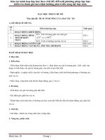 Dạy học theo chủ đề Hình học 10 Tên chủ đề Tích vô hướng của hai vectơ (Mẫu mới)