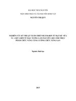 Nghiên cứu kỹ thuật tách chiết Silumarin từ hạt kế sữa và axit Amin từ đậu tương làm nguyên liệu cho thực phẩm chức năng tăng cường chức năng gan (Luận văn thạc sĩ)