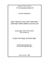 Hiệu chỉnh bất đẳng thức biến phân Jđơn điệu trong không gian Banch (Luận văn thạc sĩ)