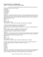 Test bank organizational behavior robbins ch05 perception and individuals decision making