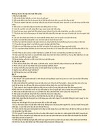 Những câu hỏi ôn tập môn luật hiến pháp