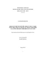 KHẢO SÁT MỘT SỐ CHỈ TIÊU SINH LÝ MÁU VÀ KHẢ NĂNG THỰC BÀO CỦA BẠCH CẦU TRUNG TÍNH TRÊN GÀ LƯƠNG PHƯỢNG THỜI ĐIỂM 10 TUẦN TUỔI