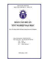 Xây dựng website bán hàng sử dụng framework codeigniter 