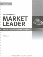 Market Leader PreInter _Teachers resource book