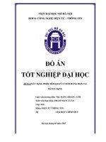 Xây dựng phần mềm quản lý bán hàng điện tử, đồ gia dụng 