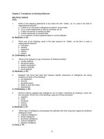 Organizational behavior 16th edition by robbins judge test bank CH02 