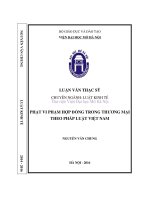 Phạt vi phạm hợp đồng trong thương mại theo pháp luật việt nam 
