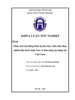 Phân tích hệ thống thiết bị tiêu hủy chất thải thực phẩm lắp dưới chậu rửa và khả năng áp dụng tại việt nam 