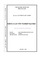 Một số giải pháp phát triển chương trình du lịch sử dụng xe máy dành cho khách mỹ tại công ty cổ phần truyền thông và du lịch việt long 