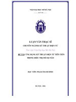 Ứng dụng kỹ thuật điện tử tiên tiến trong điều trị mổ sọ não 