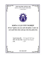 Nghiên cứu sản xuất chế phẩm vi sinh vật xử lý phế thải chăn nuôi gia cầm làm phân bón 