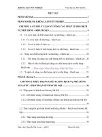 Một số giải pháp nâng cao chất lượng dịch vụ tại nhà hàng ALLANTE   khách sạn SUNWAY hà nội 