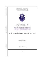 Pháp luật về hộ kinh doanh ở việt nam 