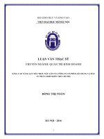 Nâng cao năng lực đấu thầu xây lắp của công ty cổ phần xây dựng và đầu tư phát triển kiến trúc đô thị 