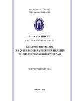 Khía cạnh thương mại của quyền tác giả và thực tiễn thực hiện tại nhà xuất bản giáo dục việt nam 