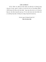 Khảo sát, đánh giá trách nhiệm của lãnh đạo văn phòng trong công tác tổ chức, quản lý công tác văn thư lưu trữ tại Văn phòng HĐND -UBND huyện Hải Hậu, tỉnh Nam Định