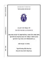 Tranh chấp về hợp đồng chuyển nhượng quyền sử dụng đất từ thực tiễn giải quyết tại toà án tỉnh sơn la 