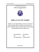 Nghiên cứu đặc điểm sinh học cơ bản và sử dụng kỹ thuật sinh học phân tử để phân loại đến loài của chủng vi khuẩn tía quang hợp có khả năng tổng hợp acid béo không no (dạng omega 6,7,9) 