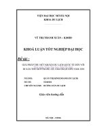 Giải pháp thu hút khách du lịch quốc tế đến với di sản thế giới tràng an, giai đoạn đến năm 2030 