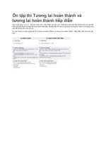 Ôn tập thì tương lai hoàn thành và tương lai hoàn thành tiếp diễn