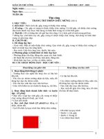 Giáo án Thủ công lớp 2 Tuan 20