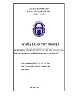 Nghiên cứu tạo đột biến UV tăng hiệu suất sinh tổng hợp axit clavulanic từ chủng xạ khuẩn streptomyces clavuligerus 