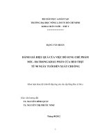 ĐÁNH GIÁ HIỆU QUẢ CỦA VIỆC BỔ SUNG CHẾ PHẨM MIX  H6 TRONG KHẨU PHẦN CỦA HEO THỊT TỪ 90 NGÀY TUỔI ĐẾN XUẤT CHUỒNG