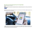 Mẹo chia sẻ vị trí theo thời gian thực trên google maps