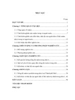 Luận văn tốt nghiệp Đánh giá nồng độ khí Radon tự nhiên trong nhà ở tại thành phố Huế