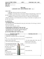 Giáo án Thủ công lớp 2 Tuan 25