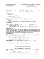 Thi giua ki 2 môn toán 9 năm học 20172018