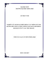 Nghiên cứu đánh giá biến động các thông số ảnh hưởng đến chất lượng tôm sú (penaeus monodon) bảo quản ở 0 oc sau thu hoạch (tt) 