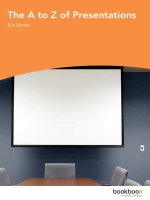 The a to z of presentations 