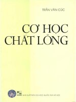 CƠ HỌC CHẤT LỎNG