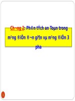 Phân tích an toàn trong mạng điện