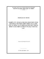 NGHIÊN CỨU ÁP DỤNG PHƯƠNG PHÁP PHÂN TÍCH KÍCH HOẠT NEUTRON TRÊN NHIỆT (ENAA) ĐỐI VỚI CÁC ĐỒNG VỊ CÓ THỜI GIAN BÁN HỦY TRUNG BÌNH VÀ DÀI TRÊN LÒ PHẢN ỨNG HẠT NHÂN ĐÀ LẠ