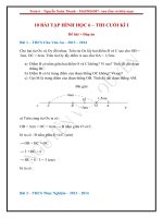 TOAN 6 :BÀI TẬP HÌNH TUYỂN CHỌN CUỐI KÌ TOÁN 6