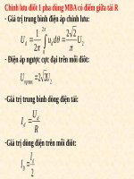 Tổng hợp công thức tính điện tử công suất