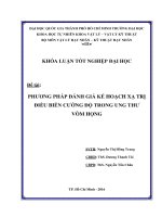 Phương pháp đánh giá kế hoạch xạ trị điều biến cường độ trong ung thư vòm họng